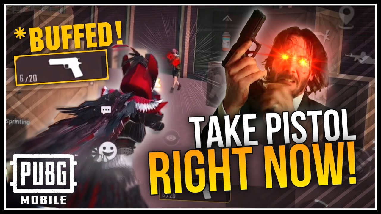 AFTER NEW UPDATE, PISTOL IS MOST OVERPOWERD | EPIC 1 vs 4 GAMEPLAY!