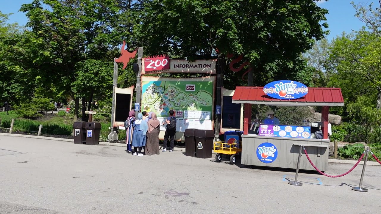 Columbus zoo walk through 4K