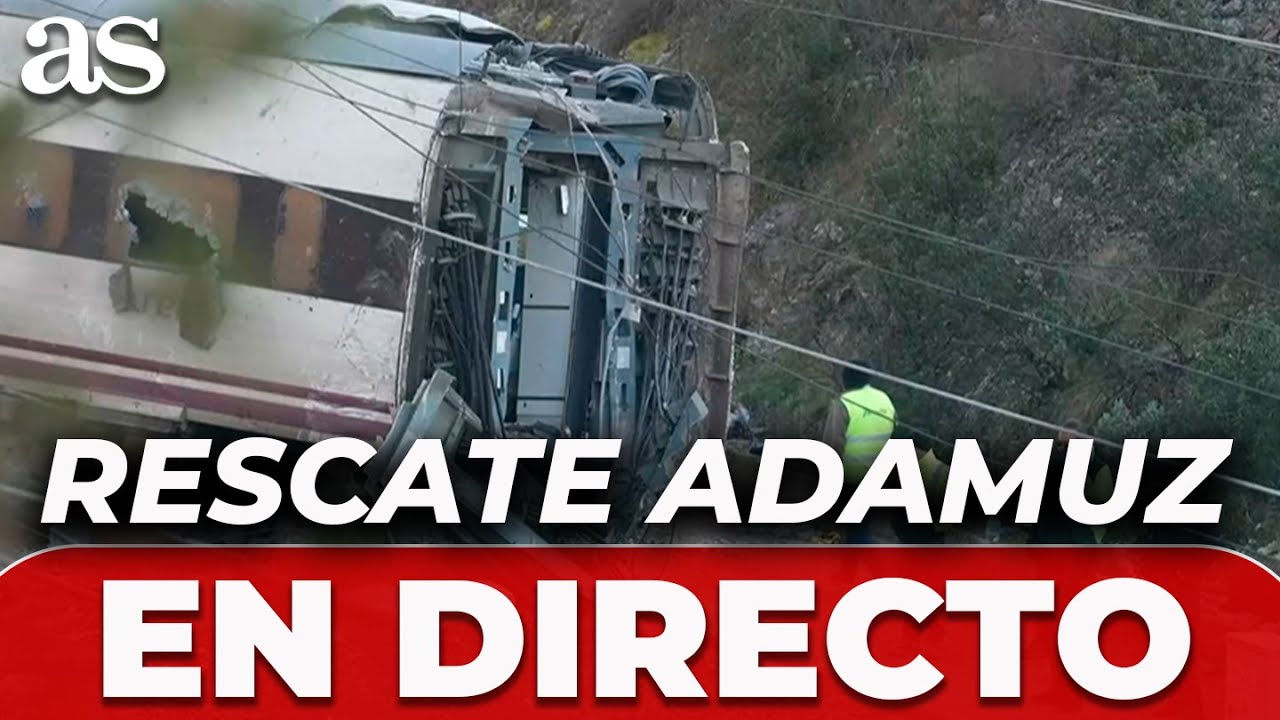 EN DIRECTO, ADAMUZ | COMIENZAN las labores de LEVANTAMIENTO de los VAGONES del ALVIA | ÚLTIMA HORA