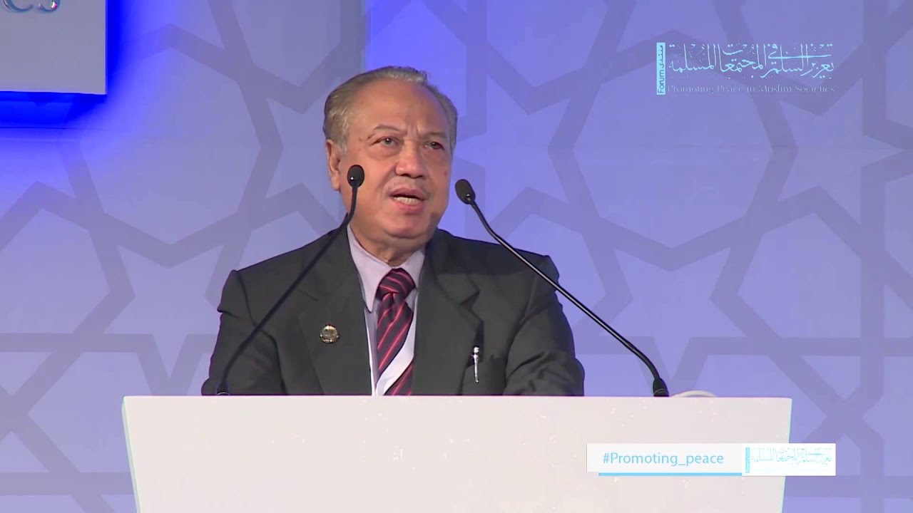 Prof. Dr. Amal Fathullah Zarkasyi, M.A., Rector of UNIDA Gontor,  presented in Abu Dhabi
