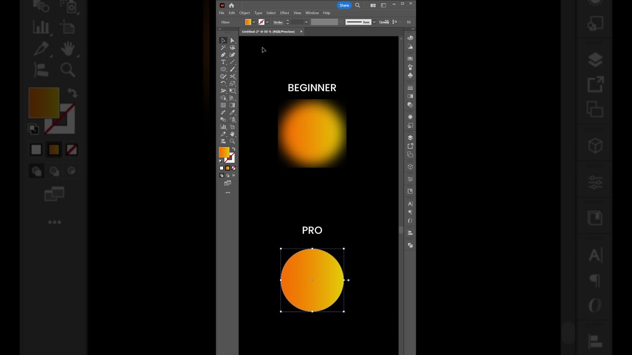 Adobe illustrator tutorial | Gaussian Blur #adobeillustrator #tips #tutorial