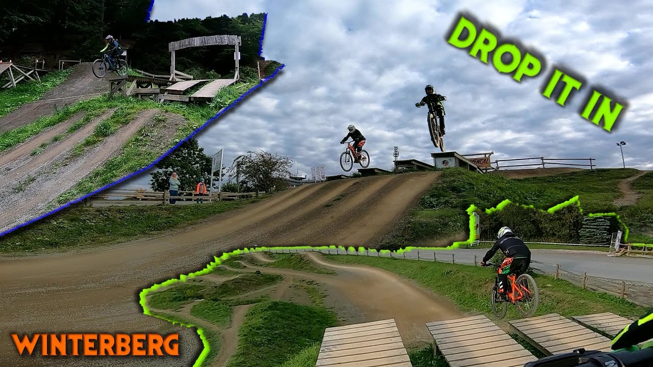 DROP IT IN - 1. Mal im Bikepark - Winterberg - MTB Übungsparcours / CUBE + KTM Hardtail / TREK Fully