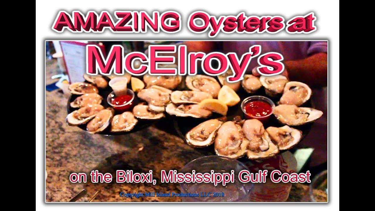 Mouth Watering Delicious Oysters at McElroys