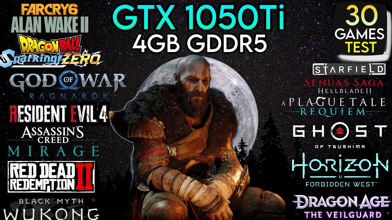 GTX 1050 Ti In 2025 - Test In 30 Games - Evergreen Gpu !