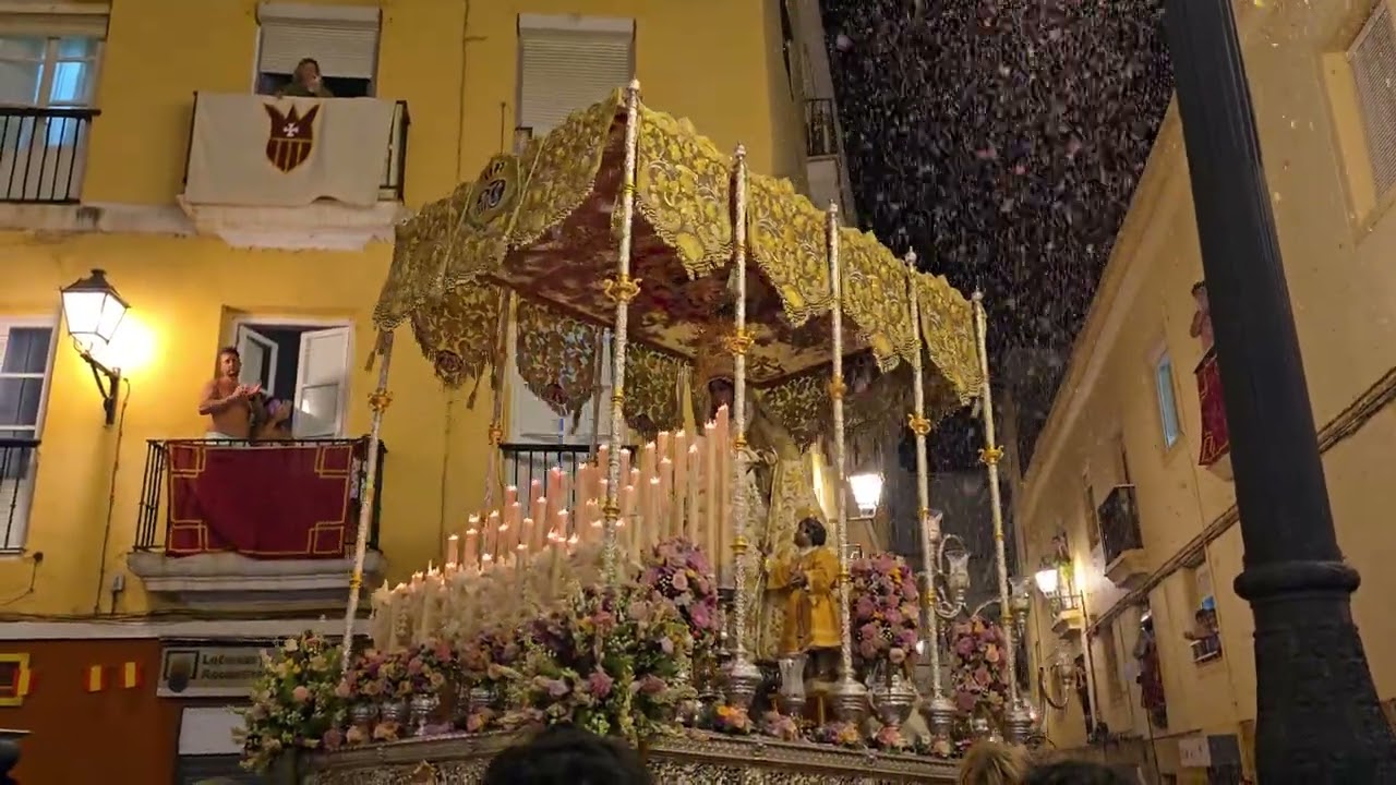 Ntra Sra de la Merced en la plaza de las Canastas, Cádiz 2024