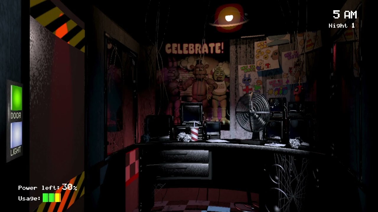 Primera vez Jugando FNAF 1, es muy difícil| Five Nights at Freddys
