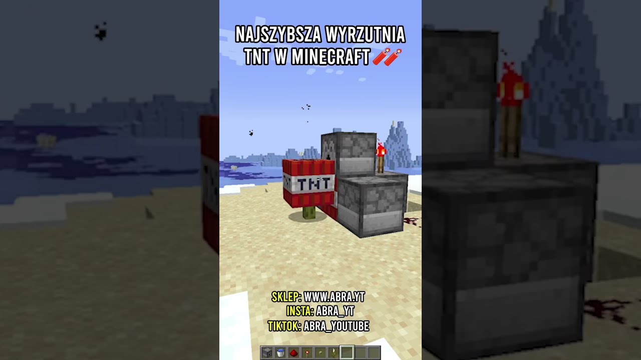 NAJMOCNIEJSZA ARMATA TNT w 6 SEKUND w Minecraft! 😱🧨💥
