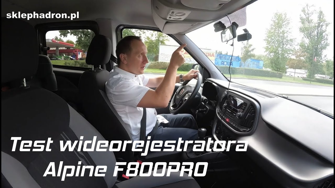 Test wideorejestratora Alpine F800Pro