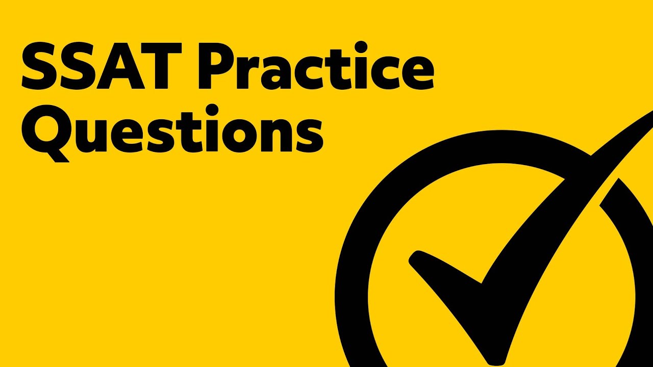 SSAT Practice Question - Free SSAT Math Strategies
