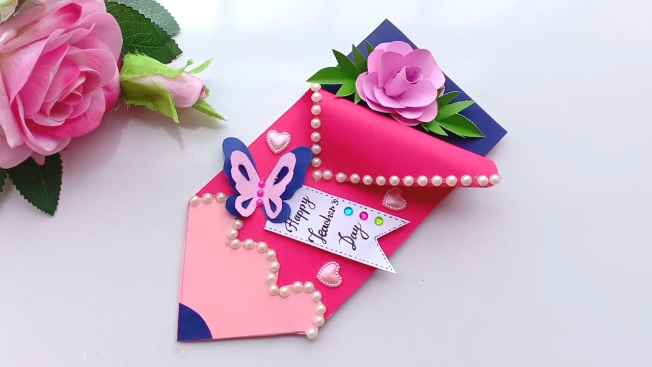 DIY Teacher's Day card/ Handmade Teachers day card making idea