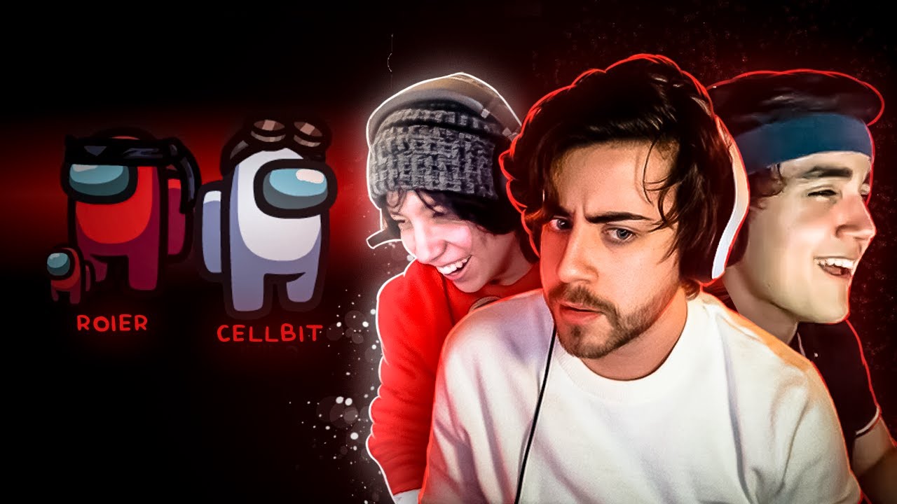 cellbit jogando AMONG US com o pessoal do QSMP