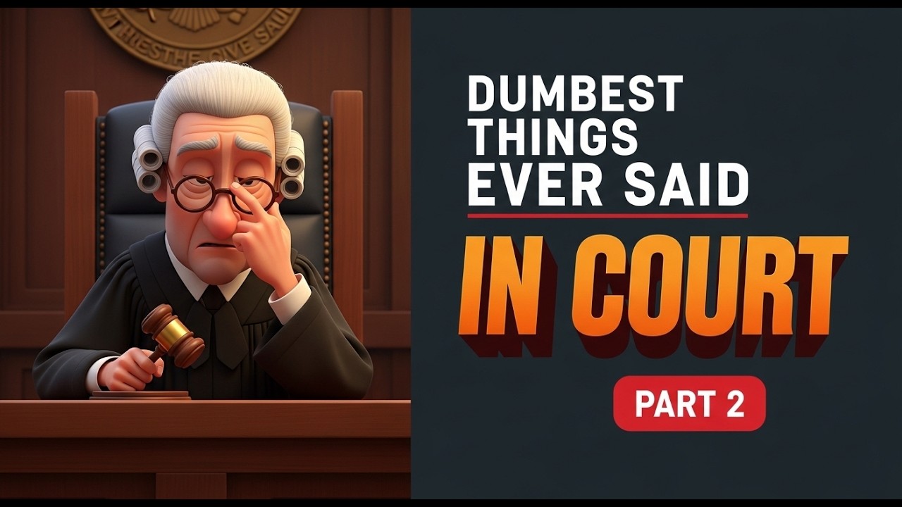 100 Dumbest Things Said in US Courtrooms | part 2