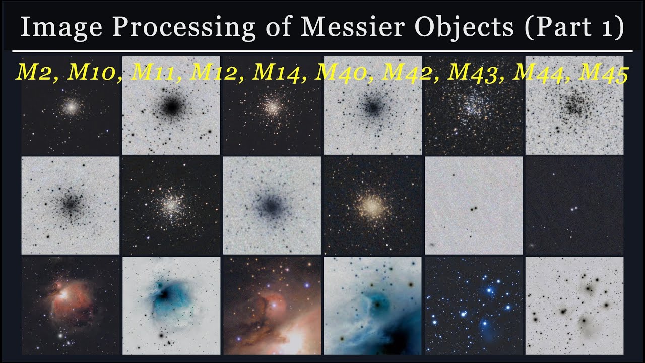 [EP.39] Image Processing of Messier Objects by Siril and Photos (Part 1)