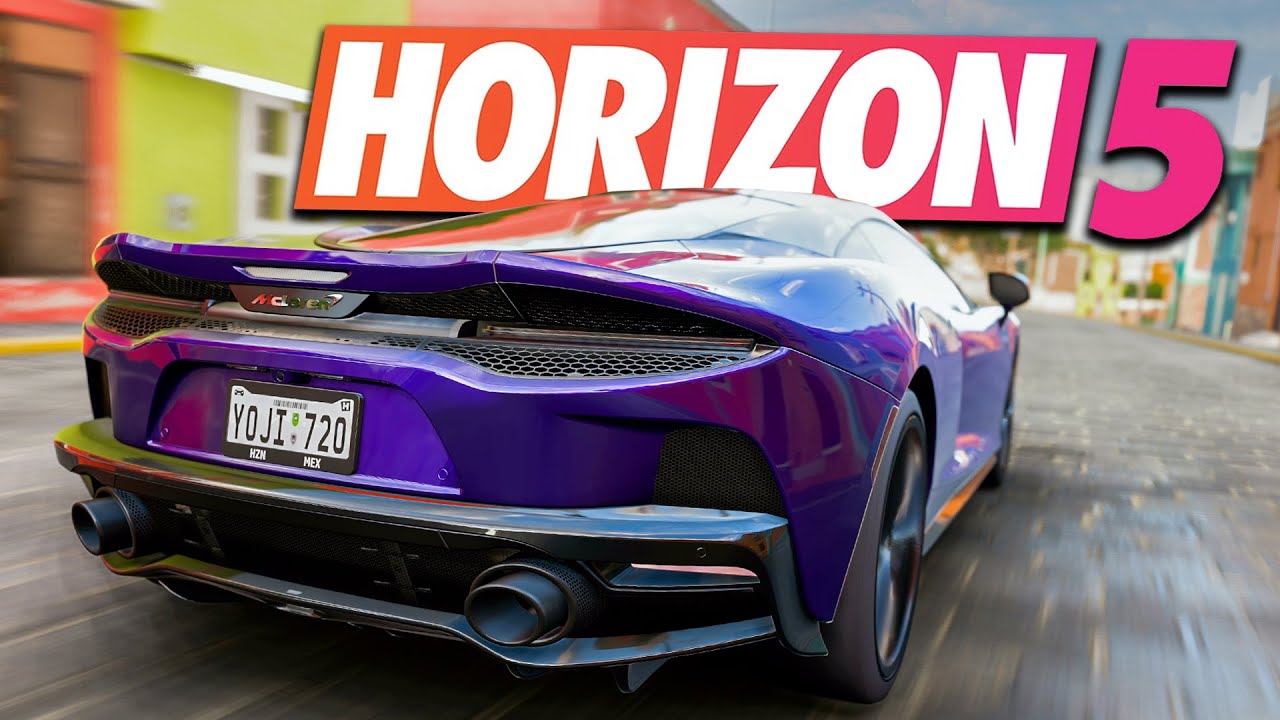 FORZA HORIZON 5 PL - ZWIEDZAMY MIASTO, STADION PIŁKARSKI I PIRAMIDY 😍WYCIECZKA MCLARENEM GT 2020