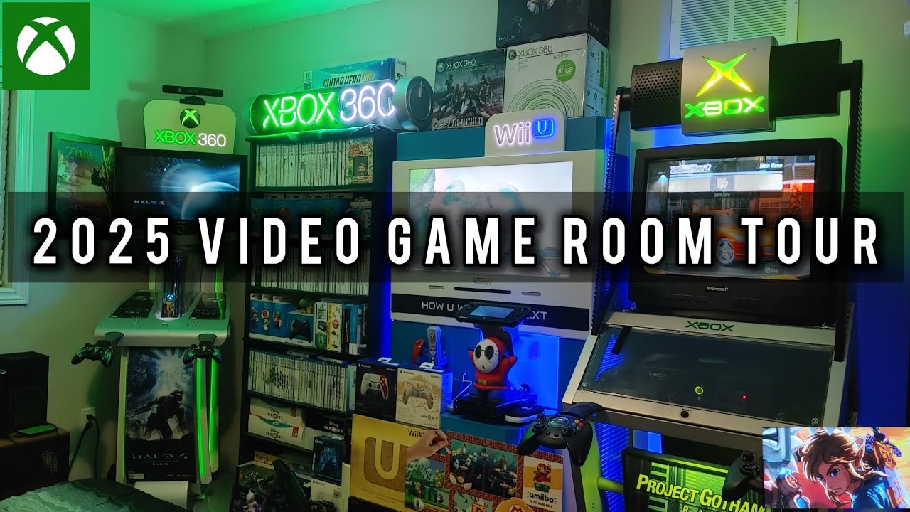 MY 2025 VIDEO GAME ROOM TOUR