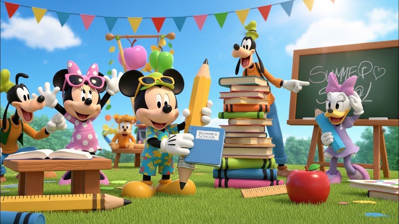 Mickey Mouse & Friends Summer School Fun Adventure!