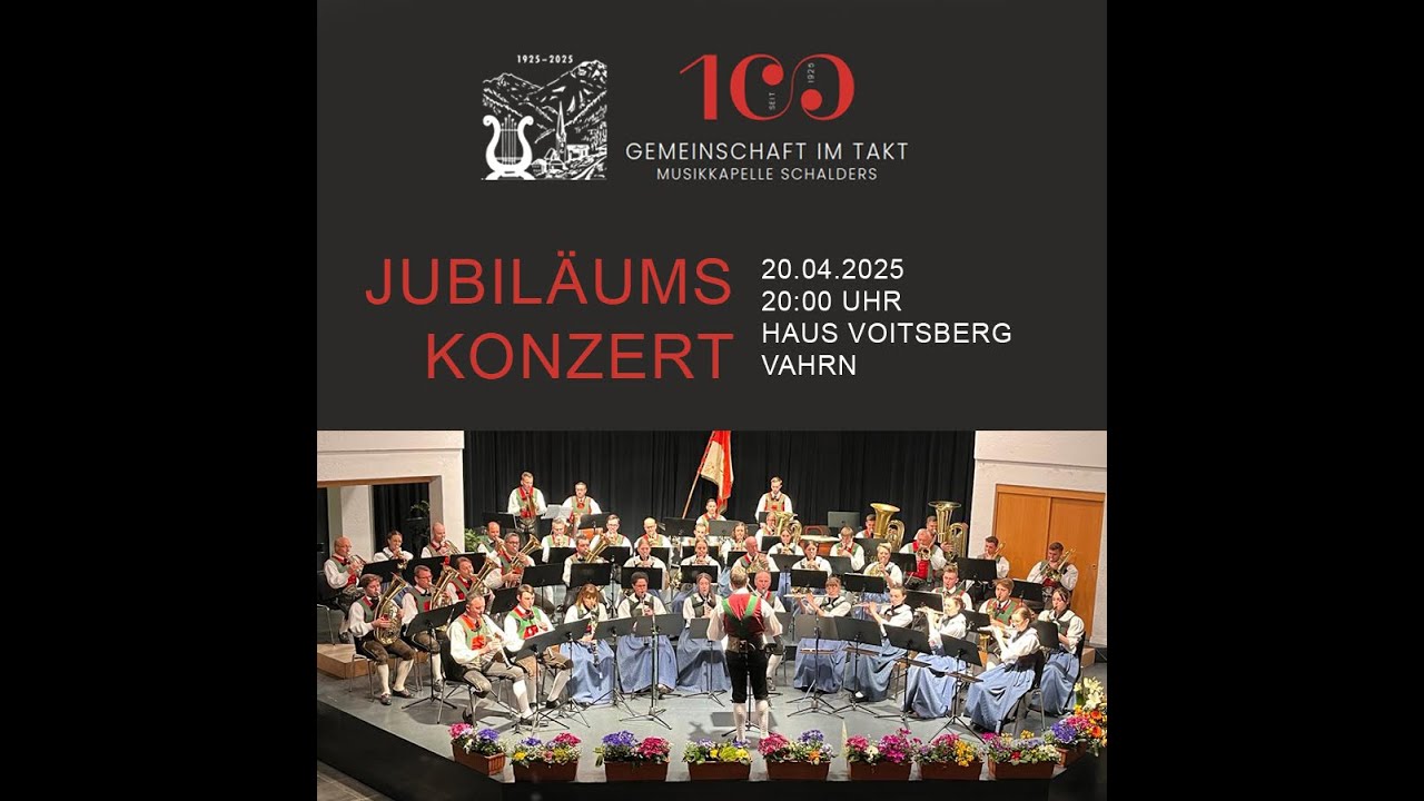 Sympatria Marsch - Thomas Asanger - Musikkapelle Schalders - Osterkonzert 2025