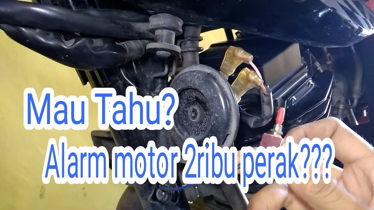 Bikin Alarm Motor modal dua ribu perak