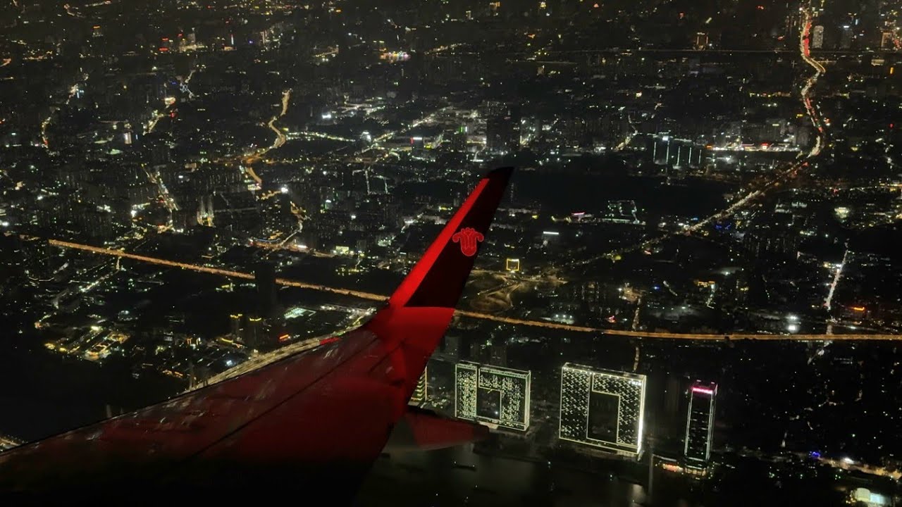 City View!! China Southern A320NEO Landing at Guangzhou Baiyun Airport, CZ8102