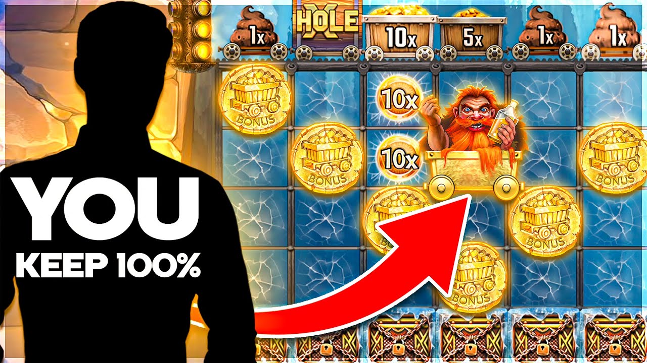 6 SCATTER BONUS On FIRE IN THE HOLE 3 SLOT!! (NEW)