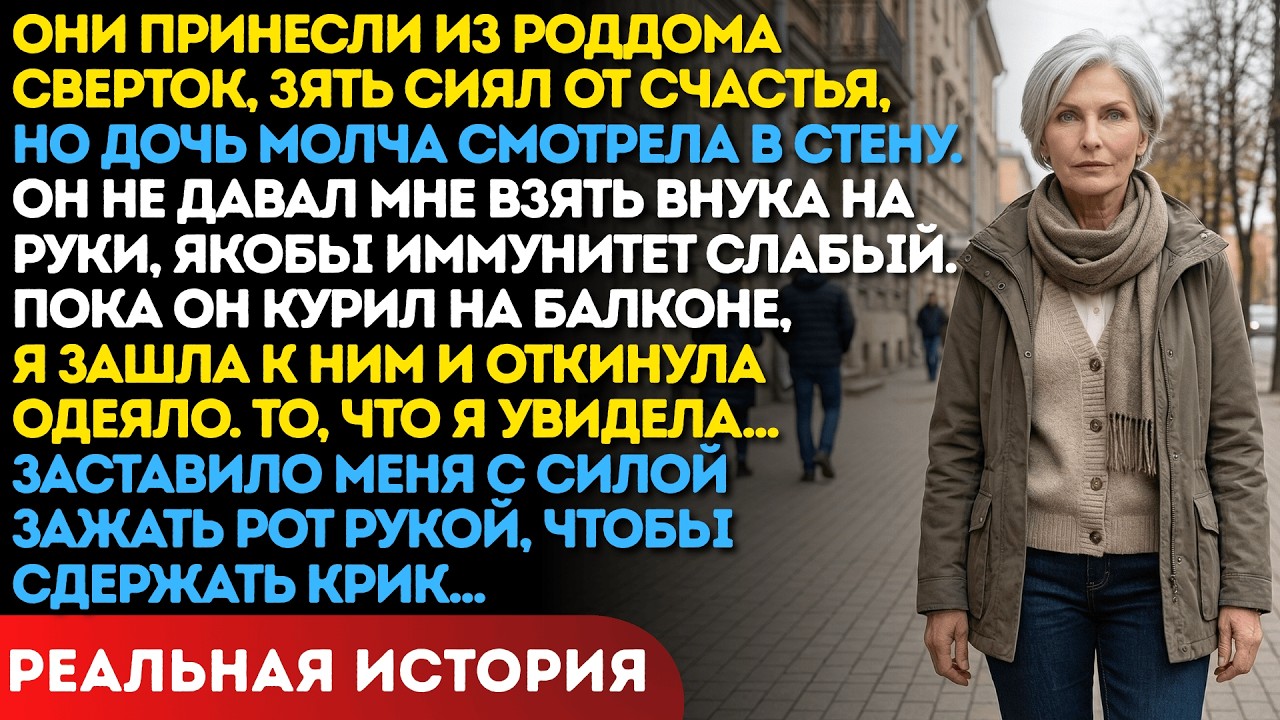 Зять не давал увидеть новорожденного внука. То, что я увидела в кроватке, заставило кричать.