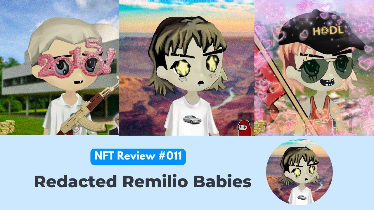 NFT Review #011: Redacted Remilio Babies