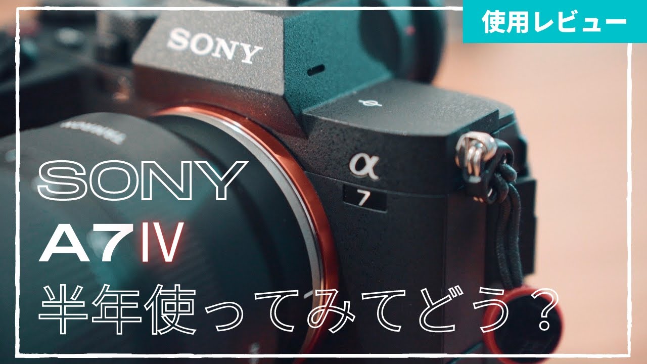 【SONY &alpha;7Ⅳ】フリーランスカメラマンによる半年間使用レビュー　#sonyalpha #a7ⅳ #ミラーレス #レビュー動画 #ガジェット