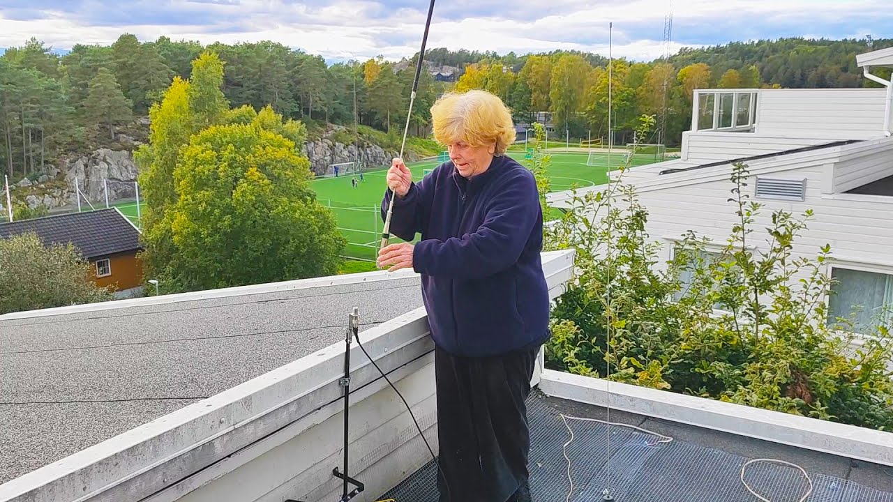 JURY-RIGGING A HF80CL HAM RADIO ANTENNA #hamradio  #amateurradio
