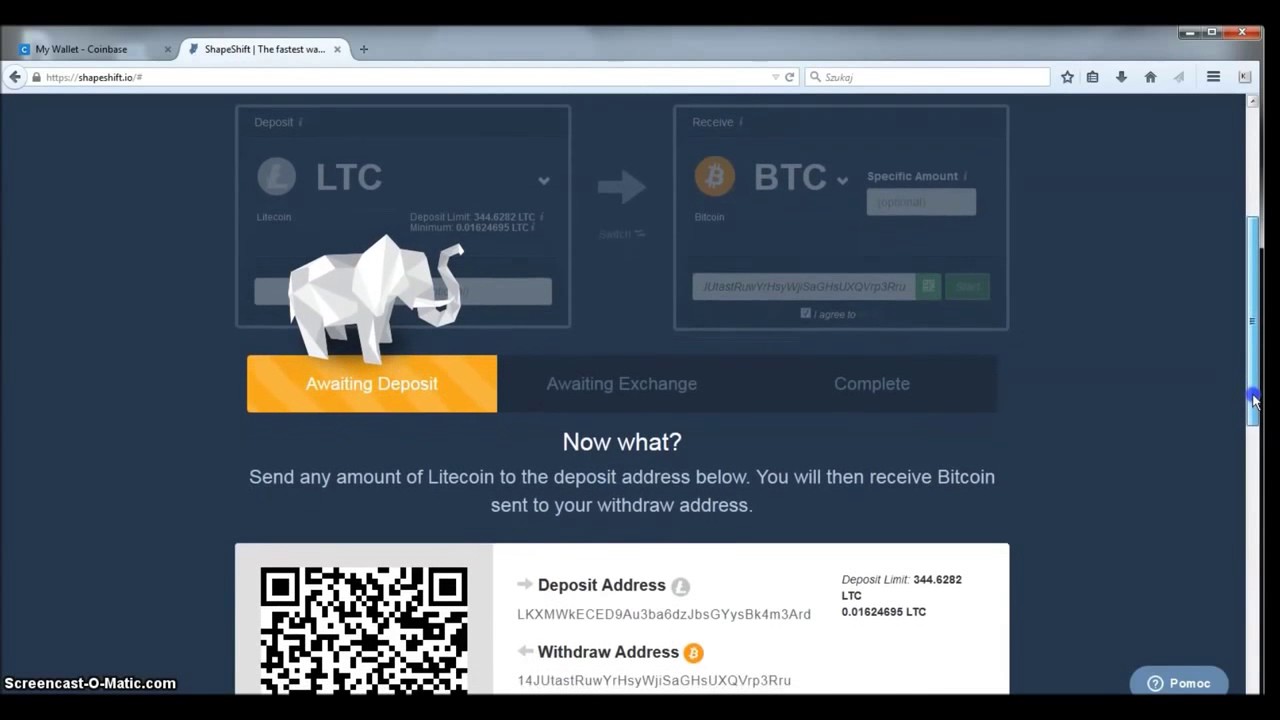 How I Exchange Litecoin for Bitcoin at ShapeShift