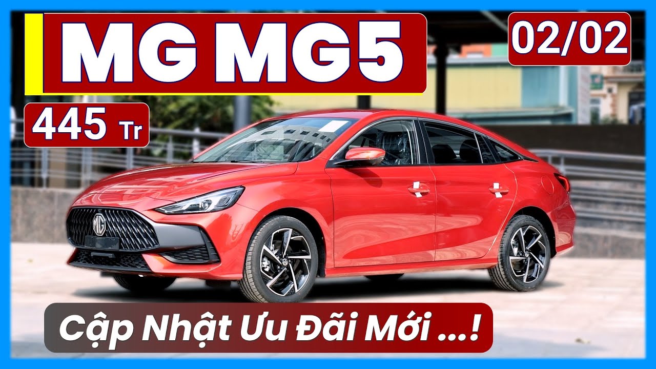 Xe MG5 2026 Nhập Thái Ưu Đãi Tháng 02.Giá Ngang i10, Sedan Hạng C, Có Xe Giao Dịp Tết | Xe Việt