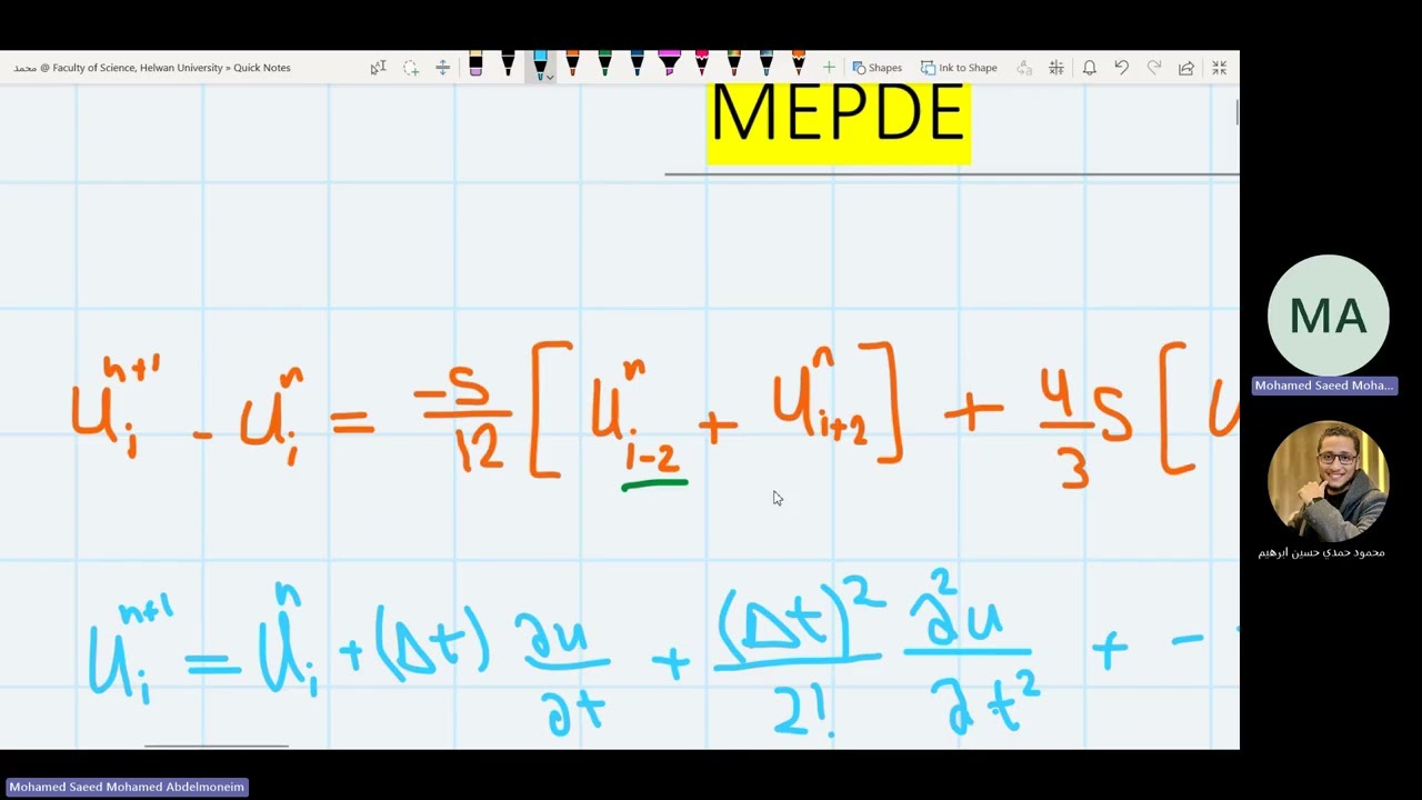 MEPDE 2 Numerical 2