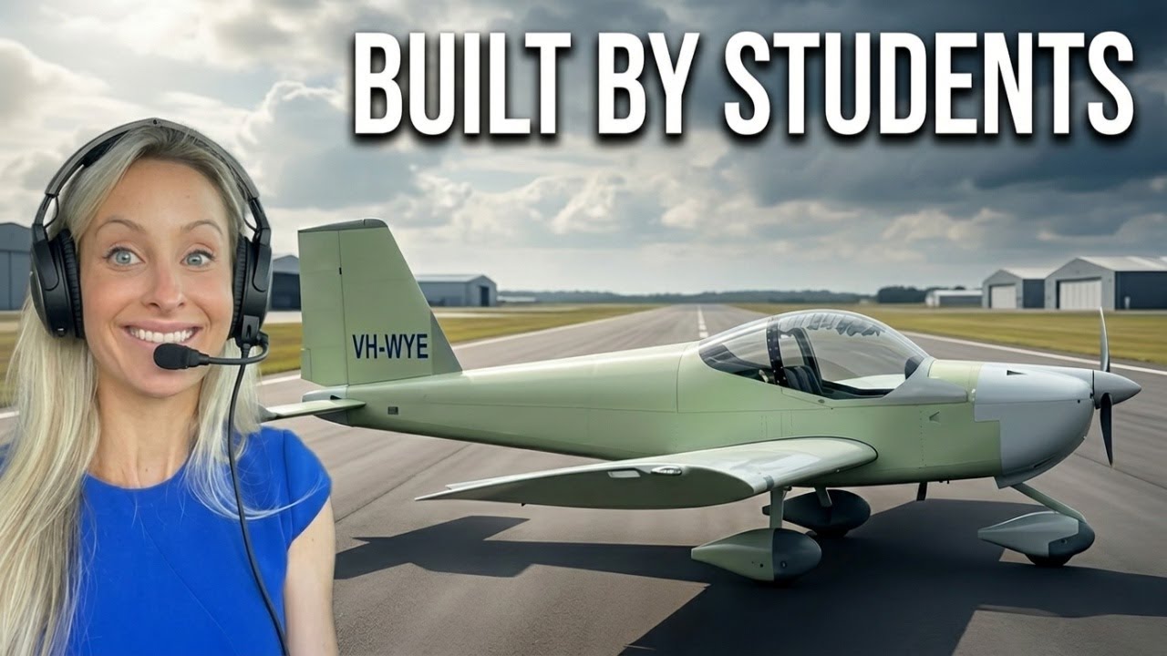 Would You Fly a Plane Built by Students? I Do 📚🛩️ 