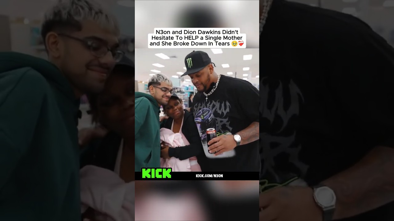 N3on and NFL STAR Dion Dawkins Didn't Hesitate To HELP a Single Mother #n3on #diondawkins #nfl
