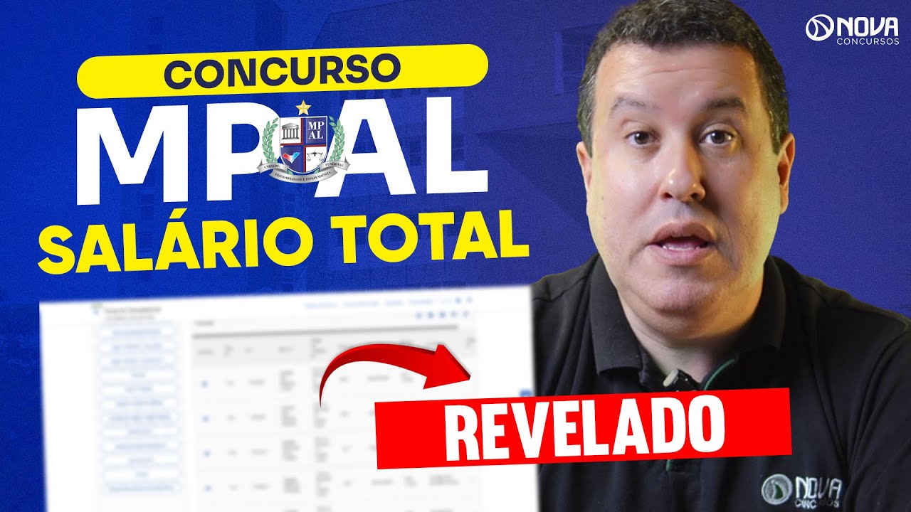 Concurso MP AL 2026: Salários e Benefícios Totais Atualizados ⚡