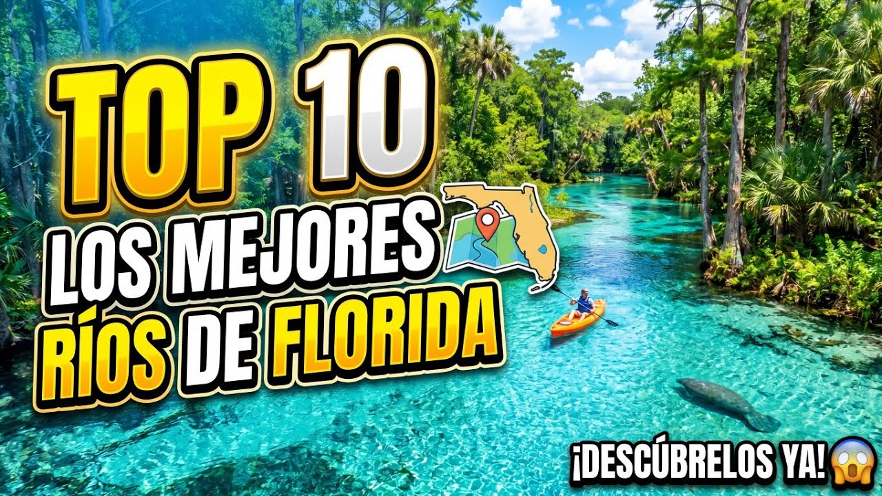 Los 10 mejores RÍOS de Florida que DEBES VISITAR