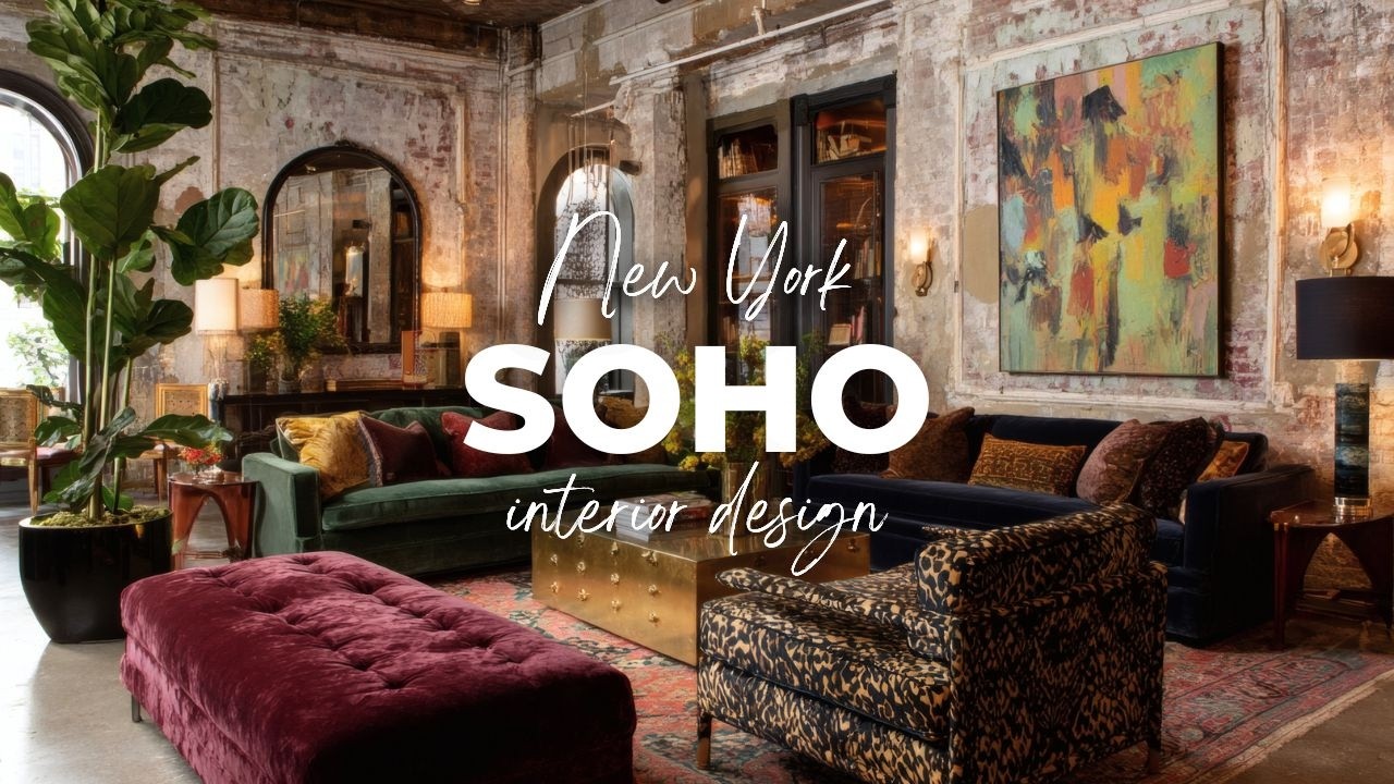 SoHo Interior Design: Your Home as a Timeless, Rich, Artistic NYC Loft [4K]