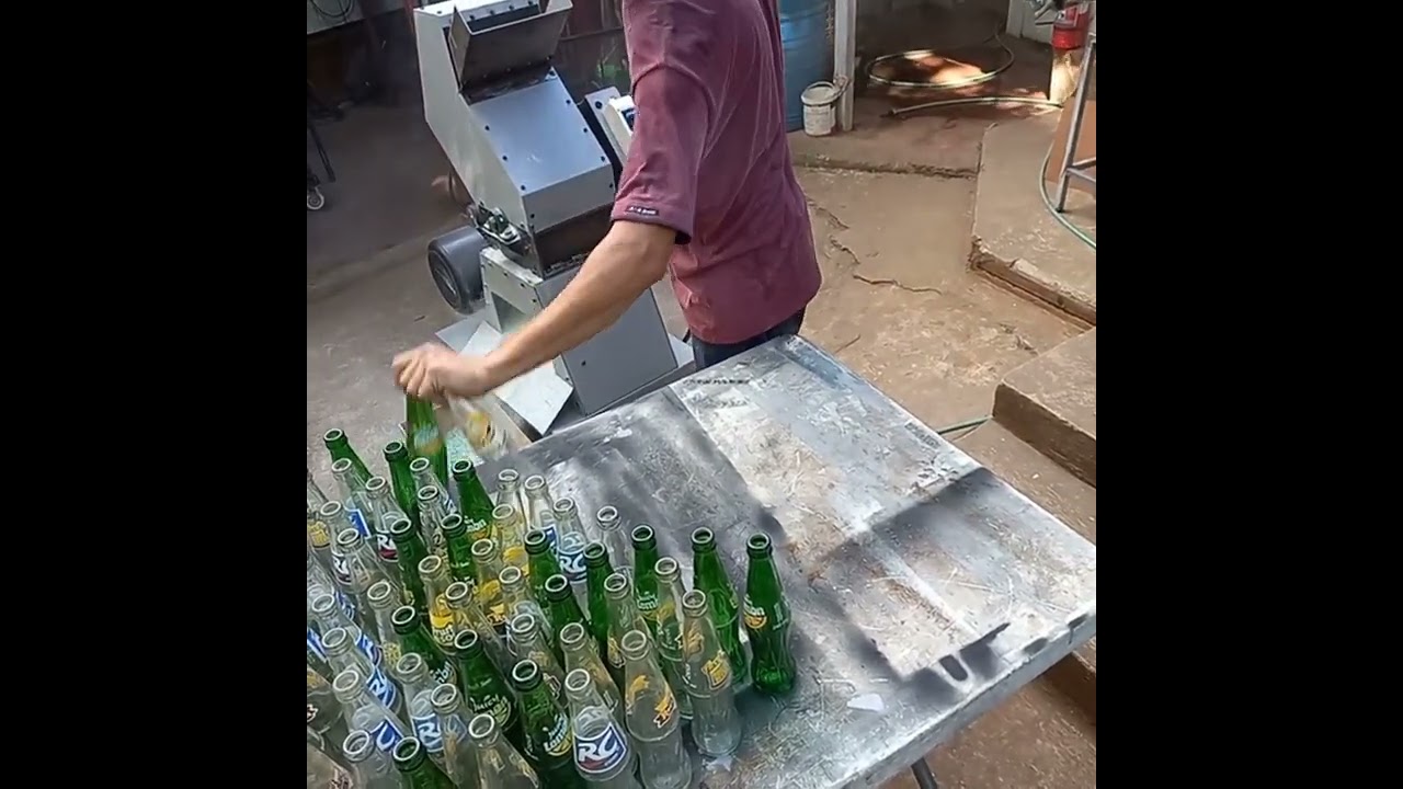 our glass crusher