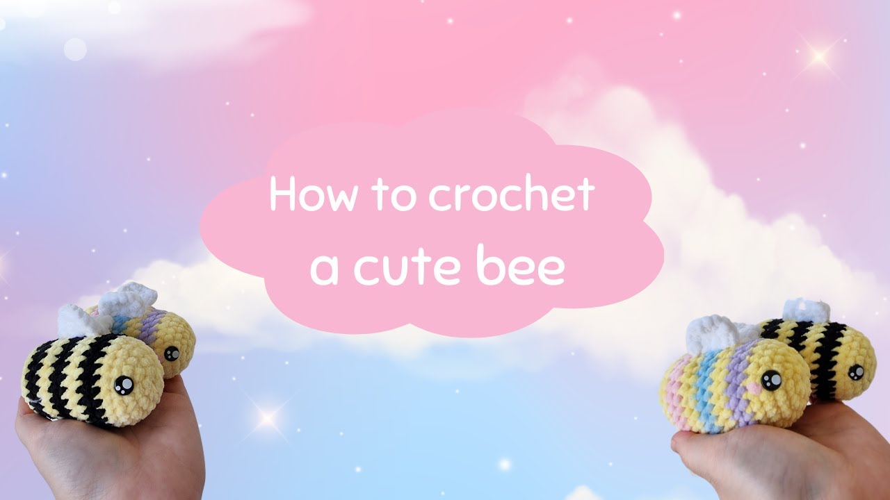 How to crochet cute and easy bee for beginners🐝😍♥️