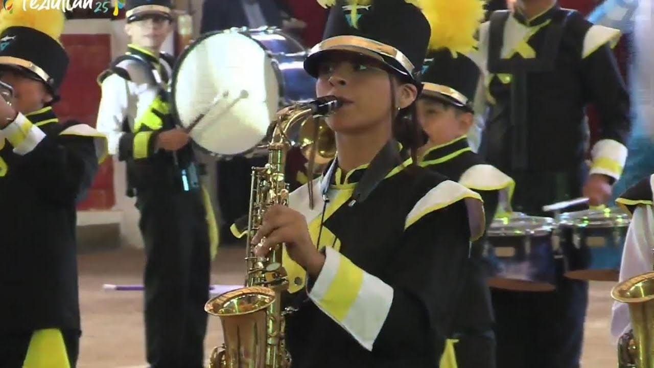 Tiburones Marching Band - MEXICO . FESTIVAL DE BANDAS TEZIUTLÁN PUEBLA 2025.