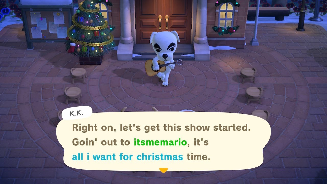 K.K. Slider Sings: All I want for Christmas is you