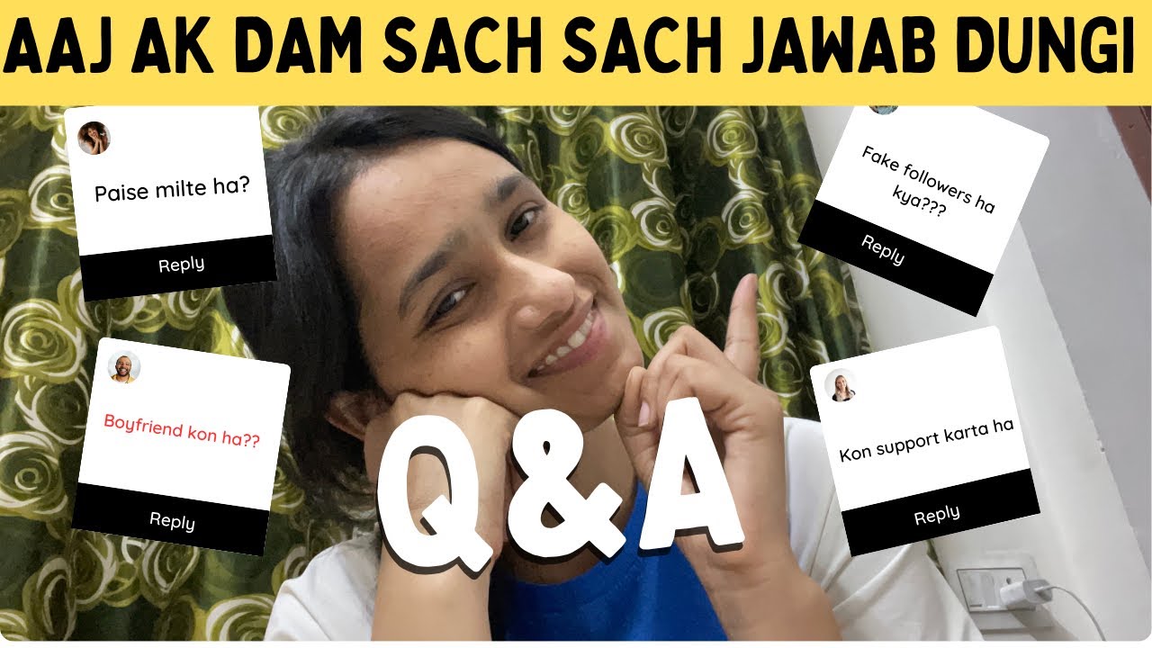 Q/A vlog | insta pe 10k followers fake ha??? #new #Q/A #vlog #answers 