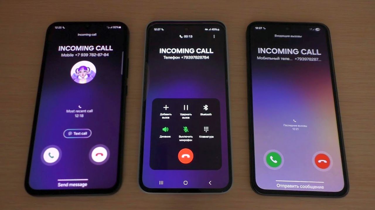 Samsung Galaxy A34 A35 A36 Incoming Call