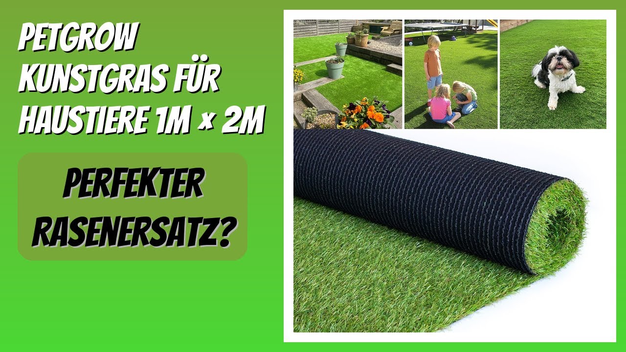 BEWERTUNG (2026): Petgrow Kunstgras für Haustiere 1M × 2M. Infos