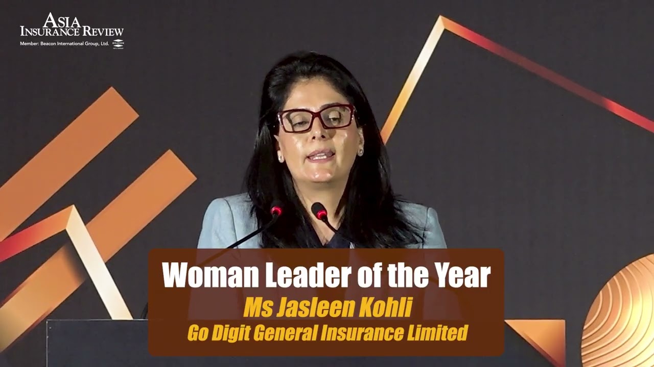 Woman Leader of the Year - Jasleen Kohli (Go Digit General Insurance Limited)