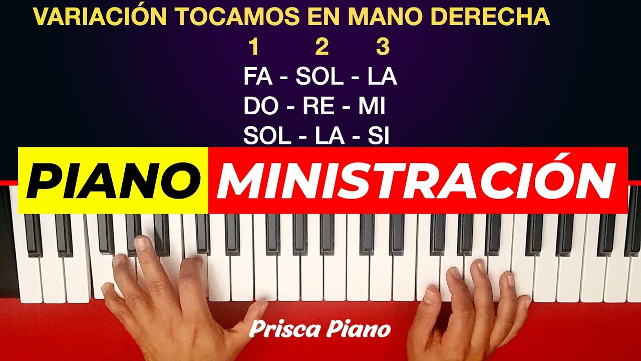 3 patrones fáciles para tocar durante la ministración o predica piano tutorial