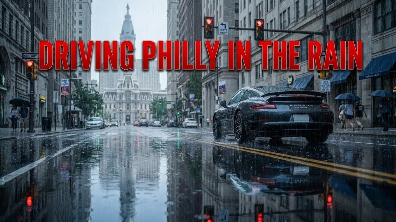 Driving Philly in the Rain