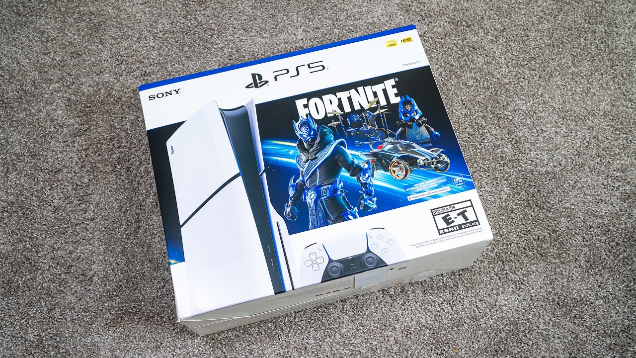 Sony PlayStation 5 Slim Disc Edition - Fortnite Cobalt Star Bundle | Unboxing
