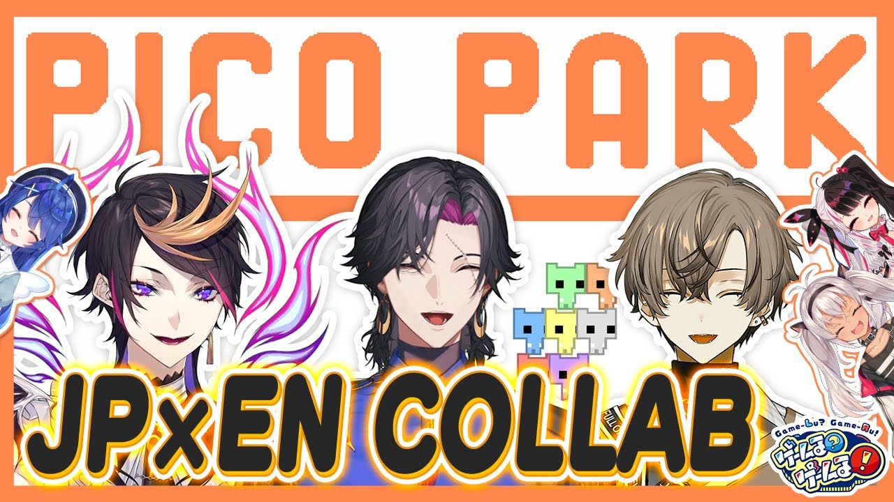 【PICO PARK】英語&日本語禁止ルールで協力プレイ!?【#ゲームるゲームる】#95