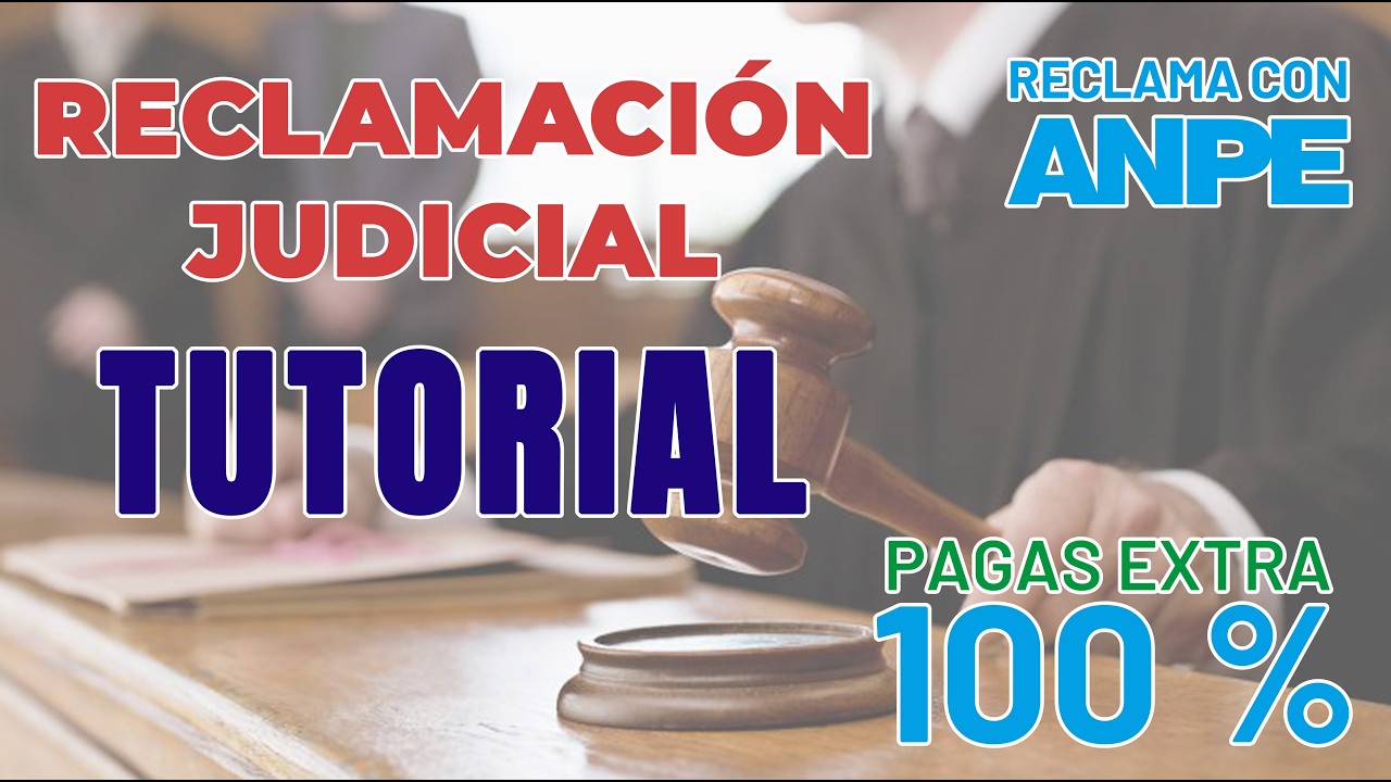 CÓMO HACER LA AUTORIZACION PARA LA RECLAMACION JUDICIAL - PAGAS EXTRA 100%