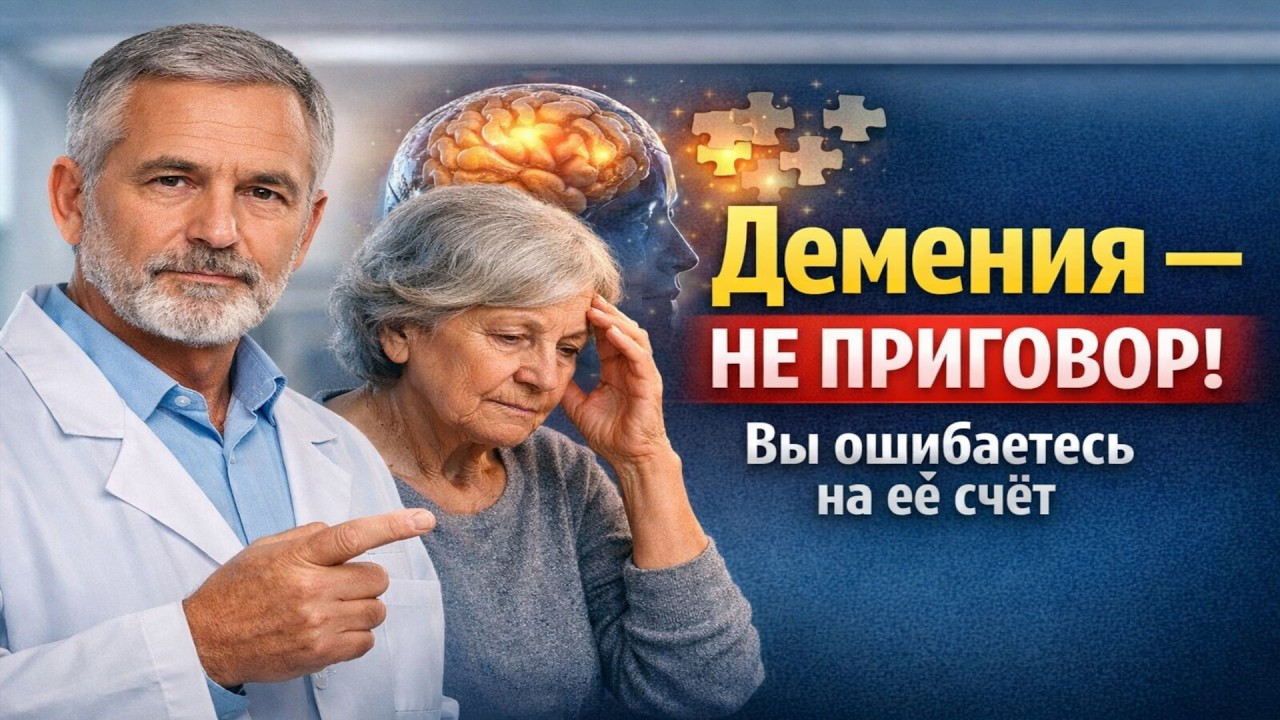 ДЕМЕНЦИЯ — ЭТО НЕ ПРИГОВОР. Вот почему вы ошибаетесь на её счёт.